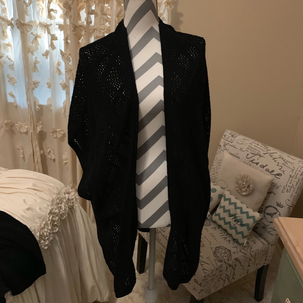 Torrid size 2 light black cardigan
